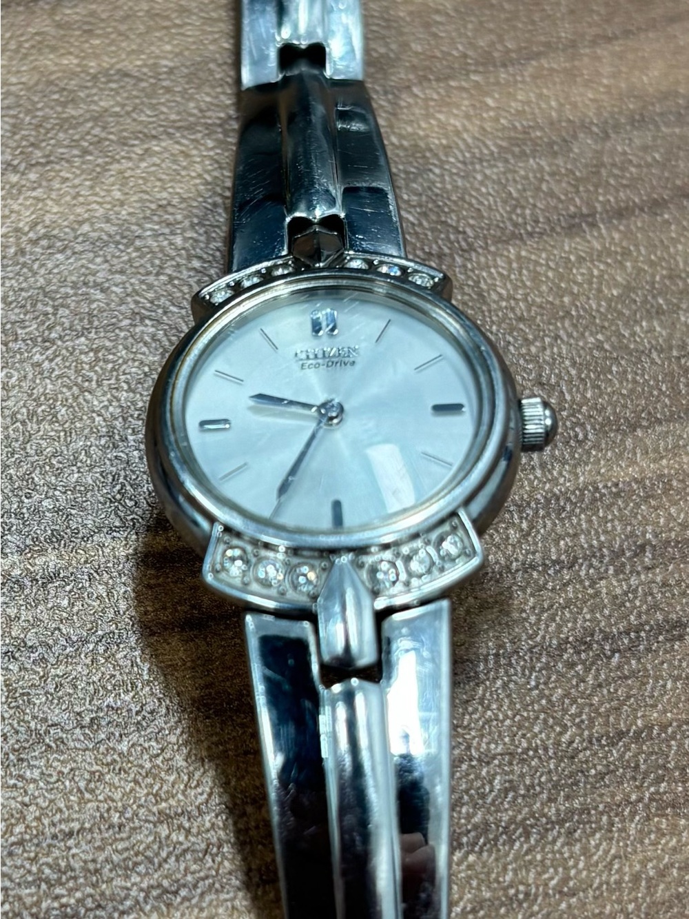 Citizen Silver Women’s Bracelet Watch with Mother-of-Pearl Dial